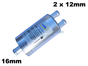 16mm lpg filter, 2 x 12mm, kme autogas filter, cng fibreglass filter, lpg service
