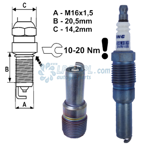 3vr10s brisk racing spark plugs