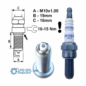 AOR10LGS Brisk racing spark plugs for tuning cars motorcycles race engines