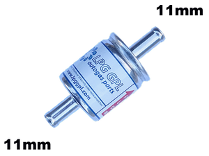 Lpg filter, 11mm, autogas propane filter, gpl, cng, stag, omvl, kme, ac, romano