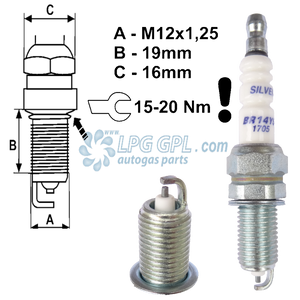 br14ys, brisk spark plugs, brisk silver, racing spark plugs, lpg spark plugs
