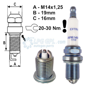 dor14ds, brisk spark plugs, turbo spark plugs, supercharged plugs, racing plugs