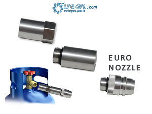 euro bottle, refill lpg, propane cylinder, lpg, autogas, fill up, irish gas, Spain, adapter, adaptor, Europe