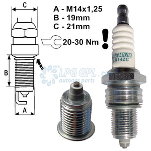 lr14zc, brisk spark plugs, racing spark plugs, not tips, 360 electrode, race plugs