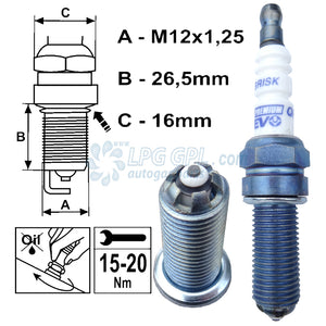 qr15bfxc, brisk evo plugs, evo spark plugs, race plugs, racing spark plug, brisk spark plugs