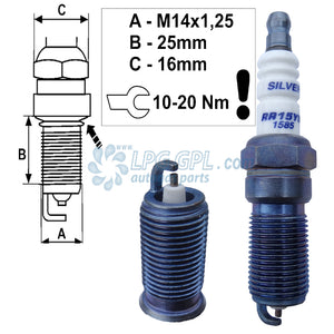 rr15ys, brisk spark plugs, brisk plugs, racing spark plugs, race plugs, lpg plug, race fuel, gas plugs