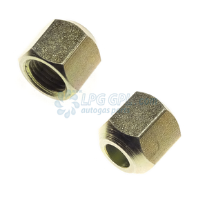 8mm compression nut, tomaseto valve nut, tomaseto fitting, lpg, autogas, 8 mm compression