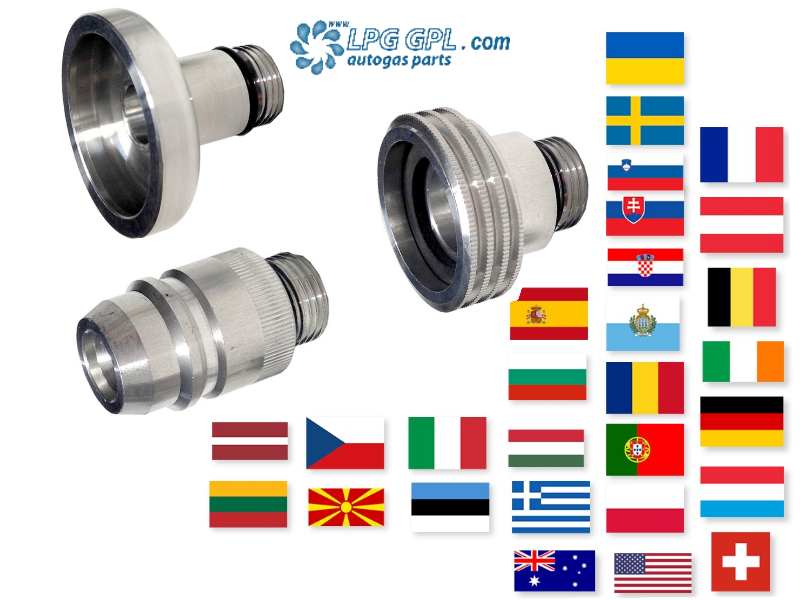 LPG GPL Autogas Tank Refill Adapter Set M10 for Europe ACME to BAYONET – DN AUTOGAS PARTS LTD LPG GPL Autogas Tank Refill Adapter Set M10 for Europe ACME to BAYONET – DN AUTOGAS PARTS LTD