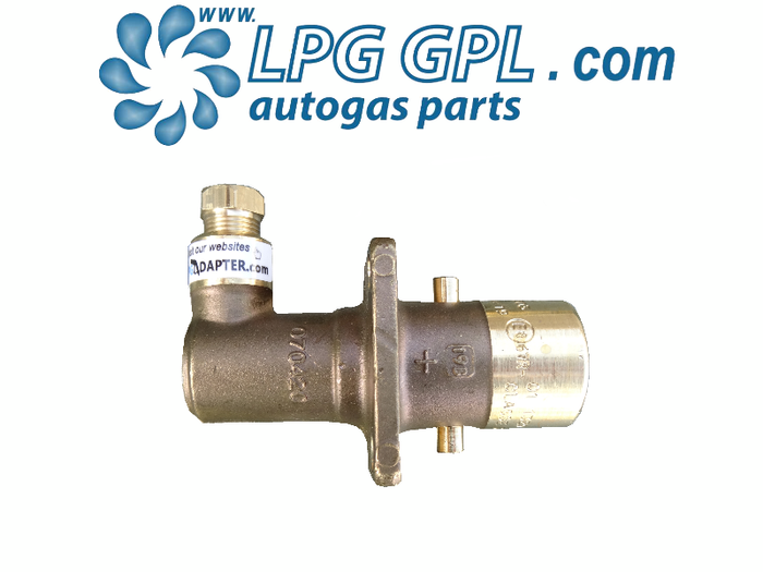 Autogas Filling Point 8mm Angled Bayonet Olive Fitting