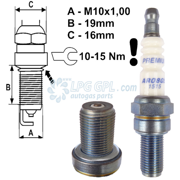 AR08GS Brisk Spark Plugs For Racing High Performance Tuning