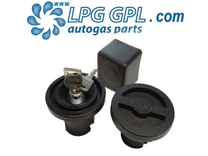 Autogas Filling Point 8mm Angled Bayonet Olive Fitting