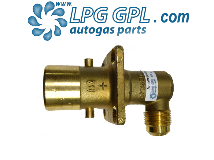 Autogas Filling Point JIC Angled Bayonet 3/4' 20mm Fitting