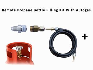 remote lpg propane filling kit with autogas, refill cylinders, gas bottles